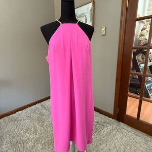 Trina Turk chic pink halter dress